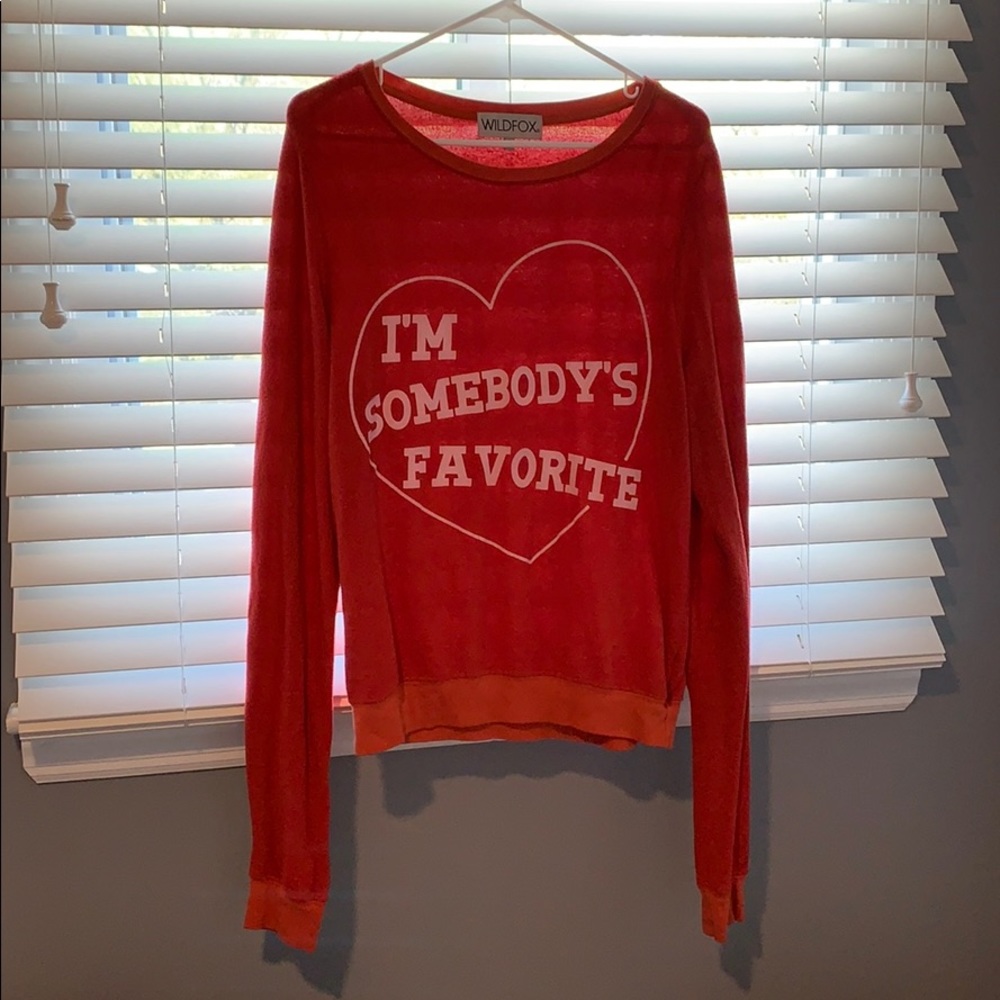 WILDFOX soft red shirt!!